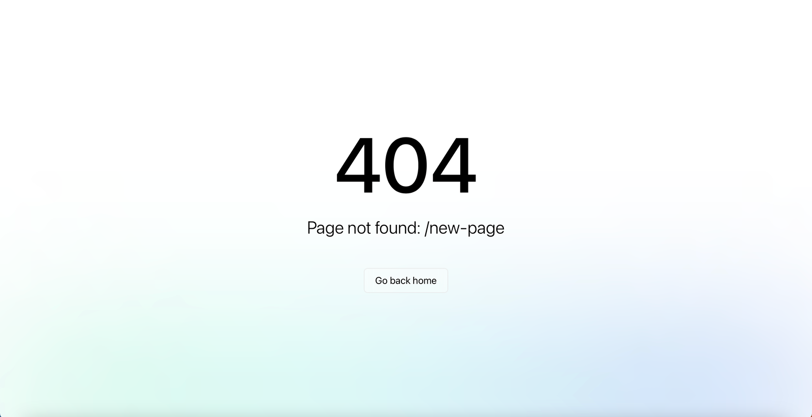 Figure 2-1: Nuxt 3 404 page