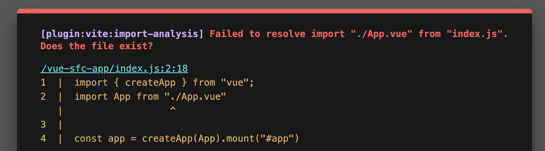 Vue.js missing component error.