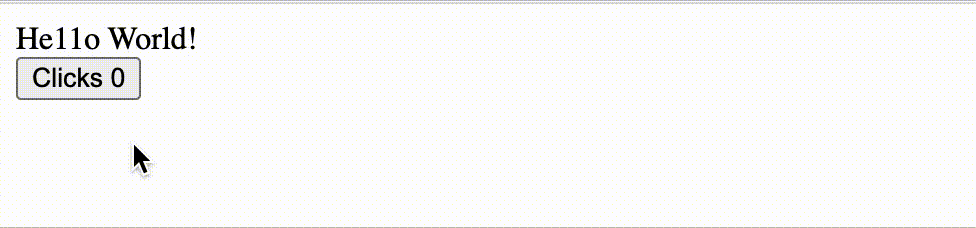 Counting button clicks